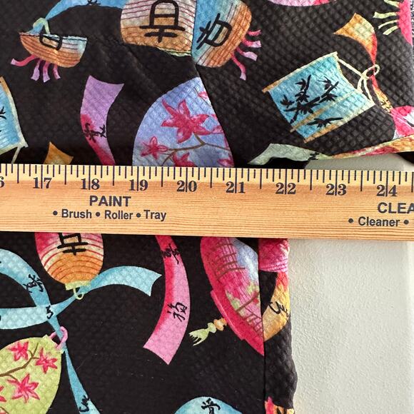 Citron Women's Printed Top Medium Short‎ Sleeve Lightweight Casual Blouse Shirt - Picture 7 of 8